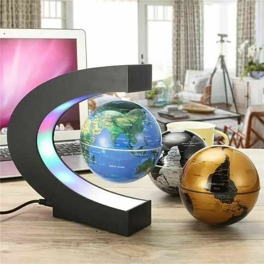 Magnetic Levitation Floating LED Globe (C Shape)